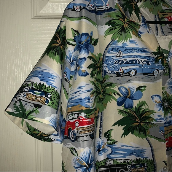 ROMWE Hawaiian Style Casual Button Down - Picture 4 of 6
